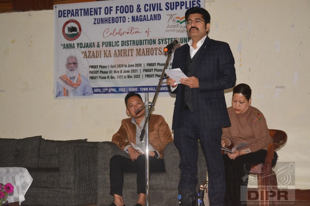 CELEBRATION OF ANNA YOJANA & PUBLIC DISTRIBUTION SYSTEM AT ZUNHEBOTO