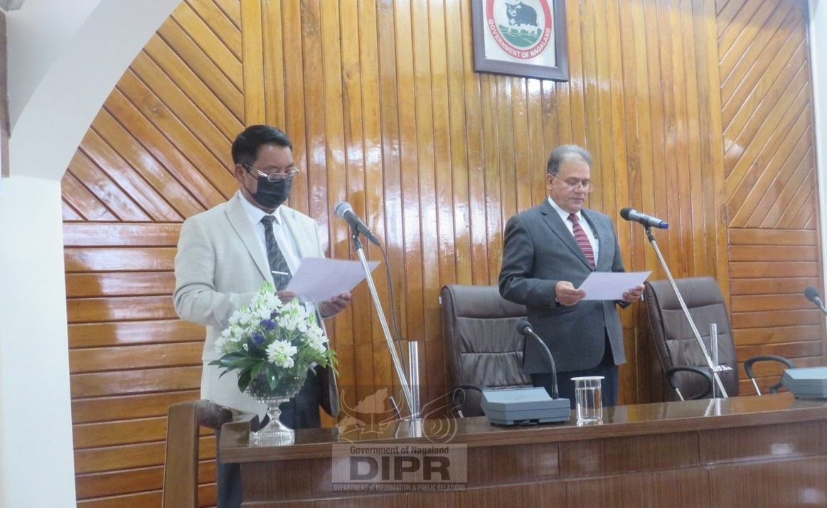 W HONJE KONYAK TAKES OATH AS CHAIRMAN NPSC