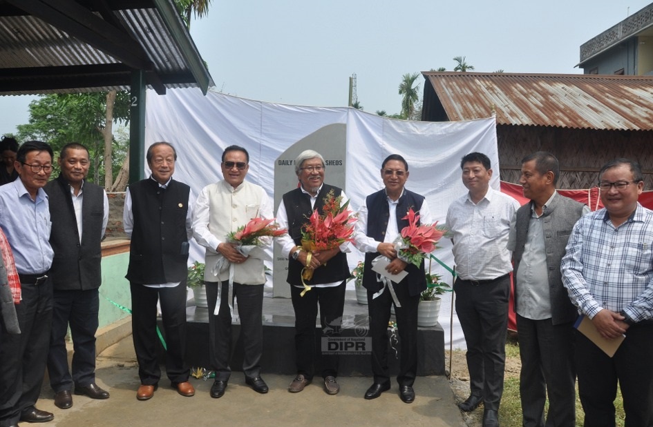 NICKY KIRE INAUGURATES DAILY MARKETING SHEDS AT JALUKIE