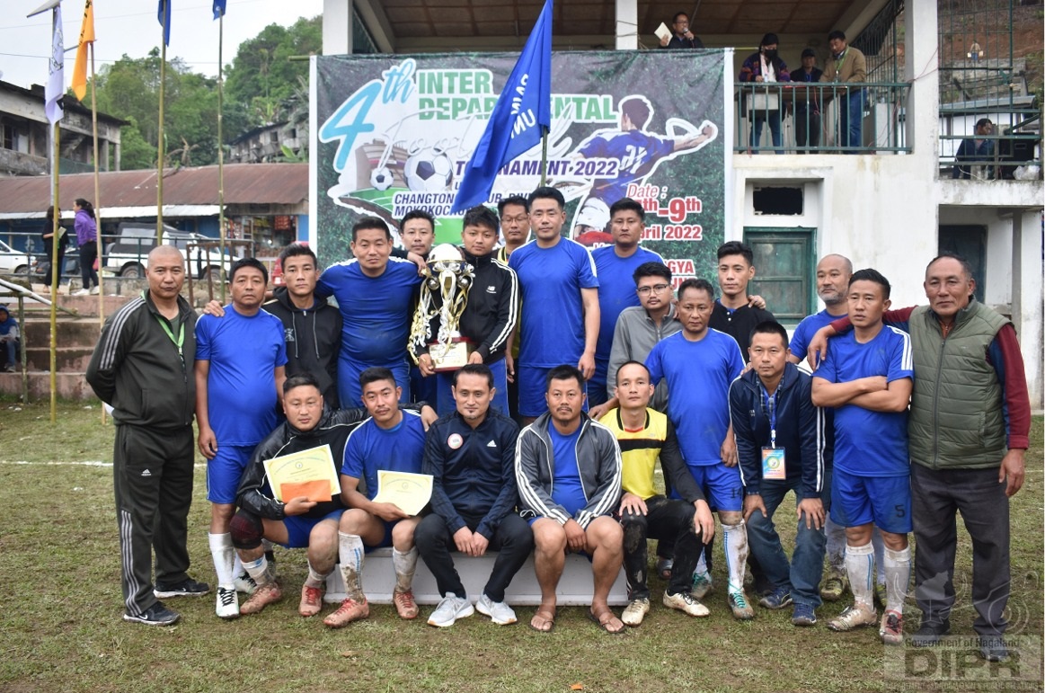 INTER-DEPARTMENTAL FOOTBALL TOURNAMENT CONCLUDES AT CHANGTONGYA   