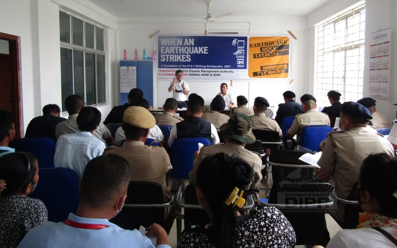 TABLETOP EXERCISE ON EARTHQUAKE HELD AT CHUMOUKEDIMA