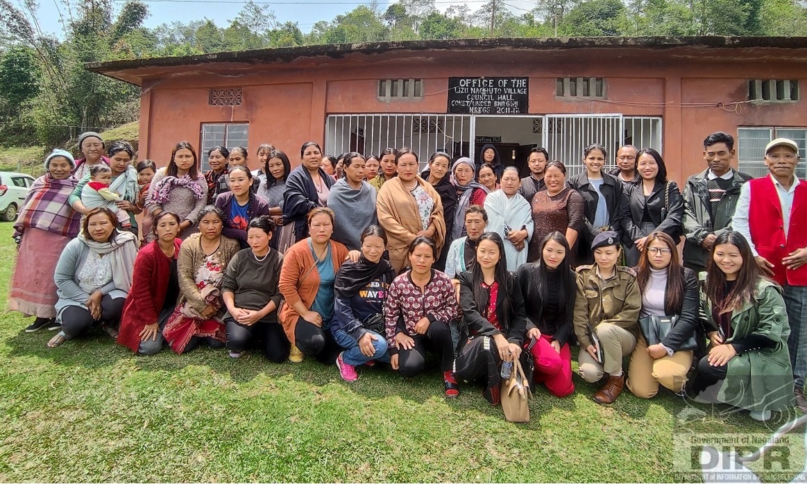WOMEN GRAM SABHA CONDUCTED AT LIZU NAGHUTO VILLAGE ZUNHEBOTO   