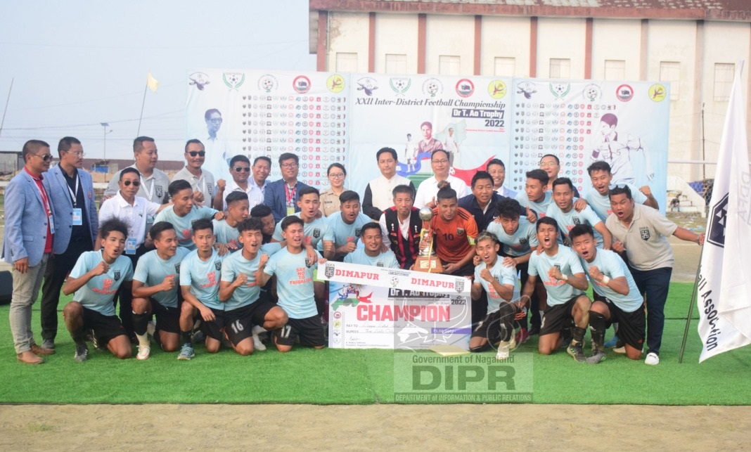 Winner of the XXII Inter District Football Championship