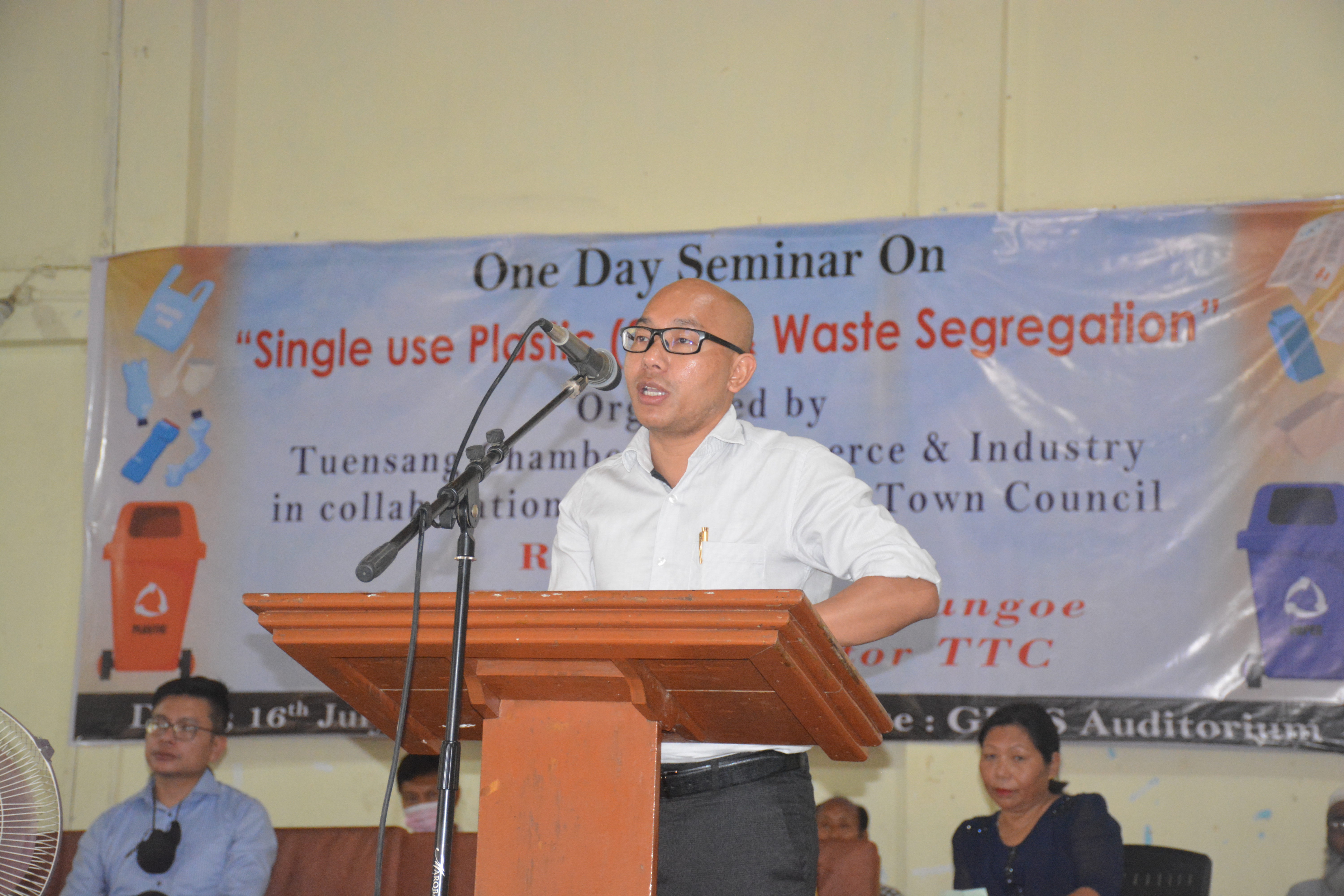 ONE-DAY SEMINAR ON SUP & WASTE SEGREGATION HELD AT TUENSANG