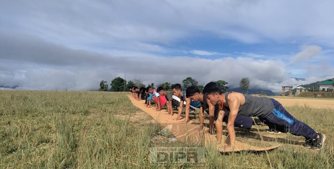 Shamator Noklak Battalion AR conduct pre training for Agnipath aspirant at Noklak