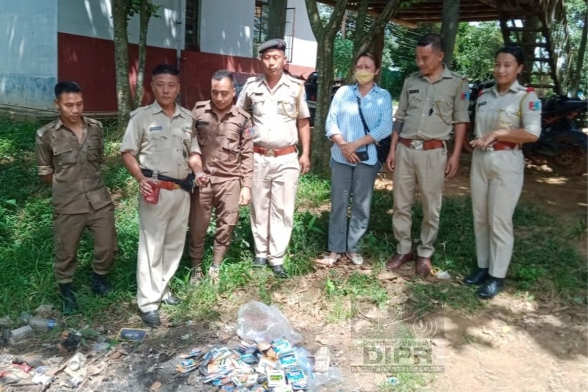 ENFORCEMENT DRIVE ON SALE OF TOBACCO AT JALUKIE