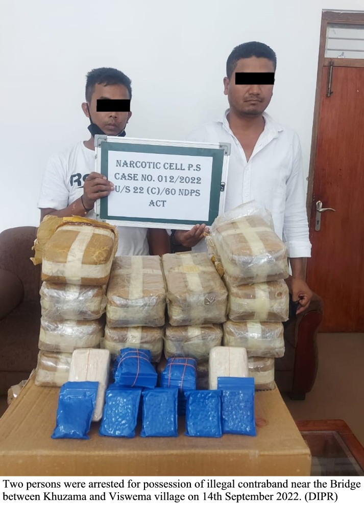TWO PERSONS WITH ILLEGAL CONTRABAND ARRESTED