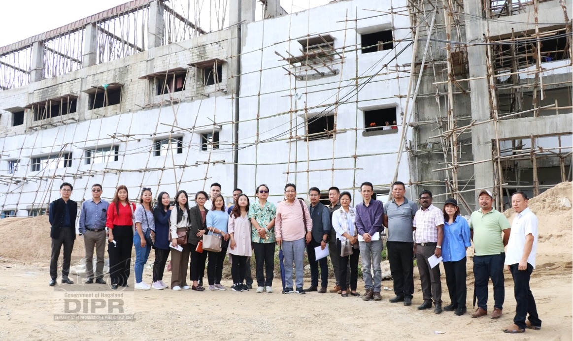 Inspection Committee constituted by High Court Kohima Bench visited Medical College site Kohima