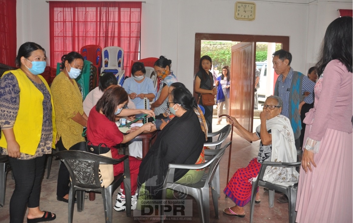 Medical Camp for the elderly persons at Mokokchung