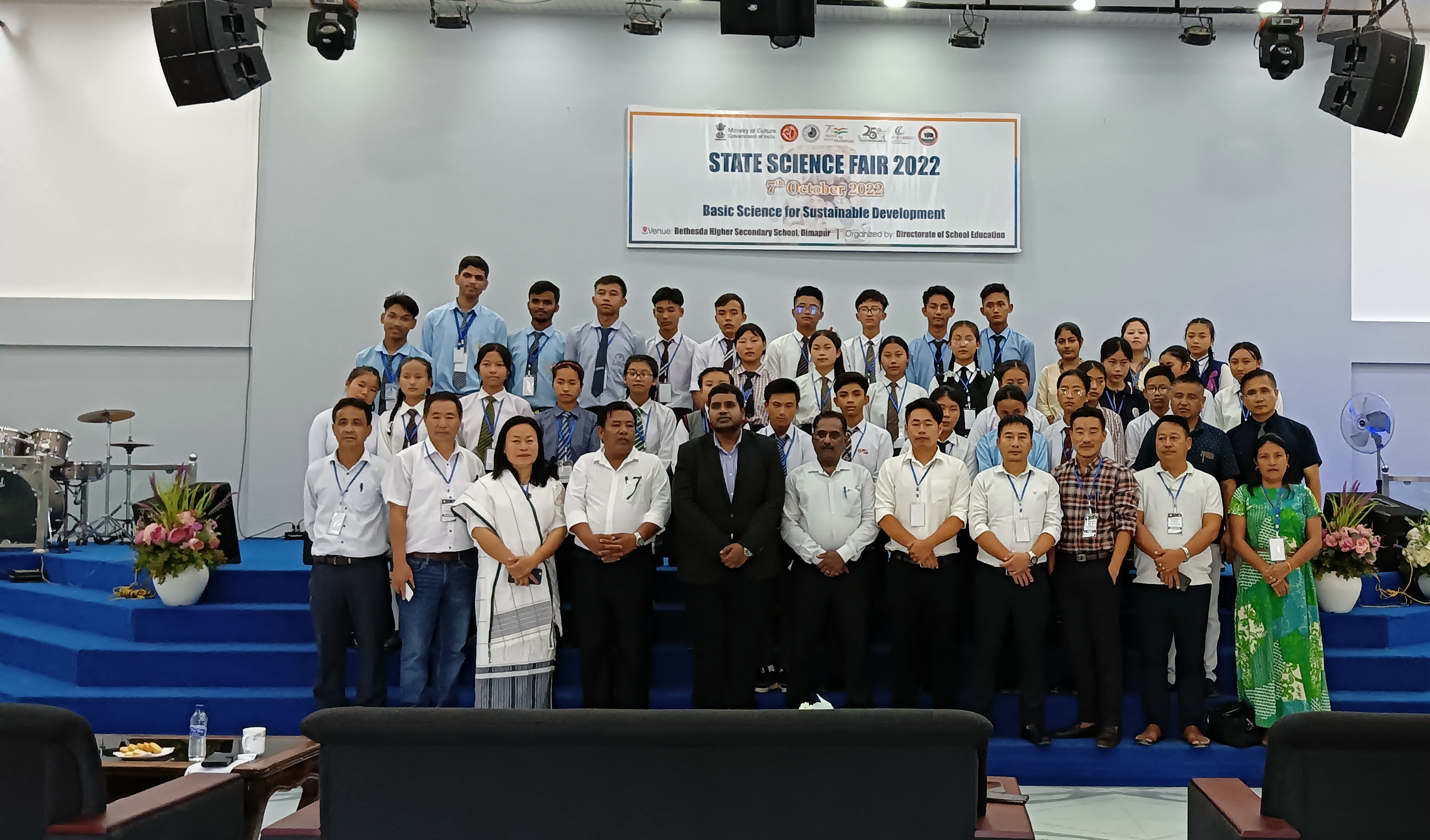 The State Level Science Fair 2022, organized by the Directorate of School Education Nagaland, was held at Bethesda Higher Secondary School, Dimapur on 7th October 2022.