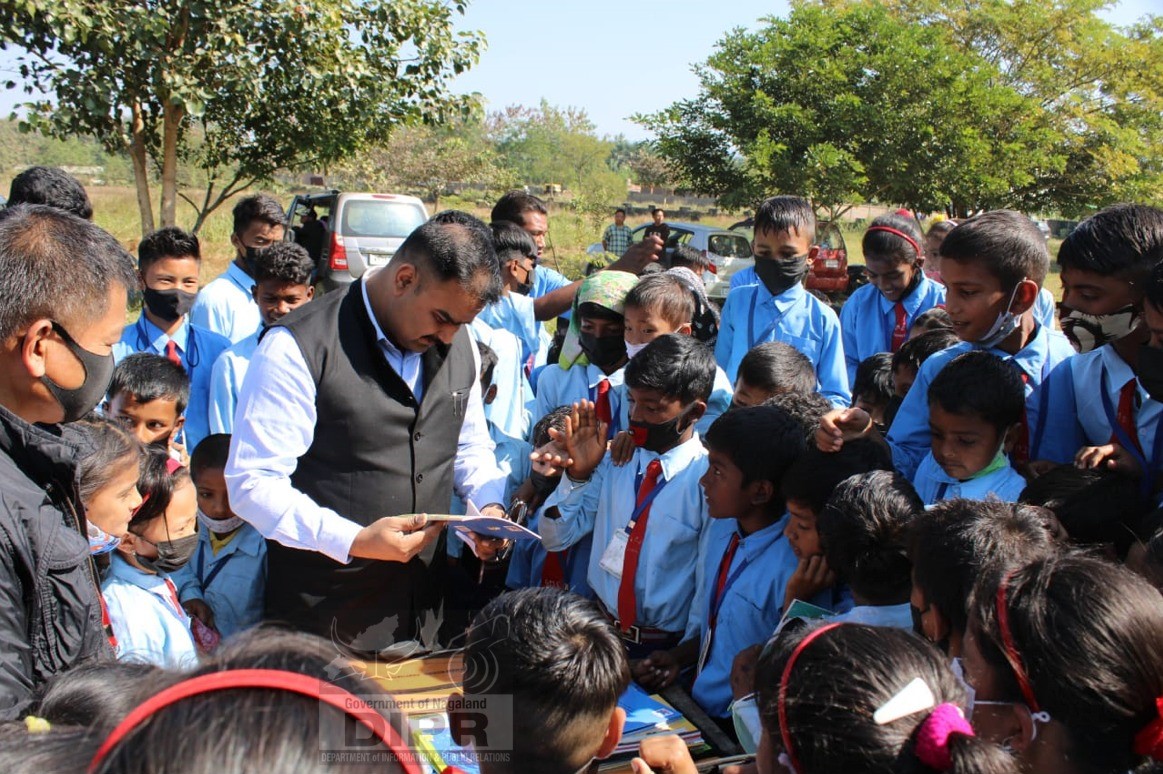 HANGING LIBRARY INAUGURATED AT GMS TENYIPHE II & GMS BLOCK IV CHUMOUKEDIMA