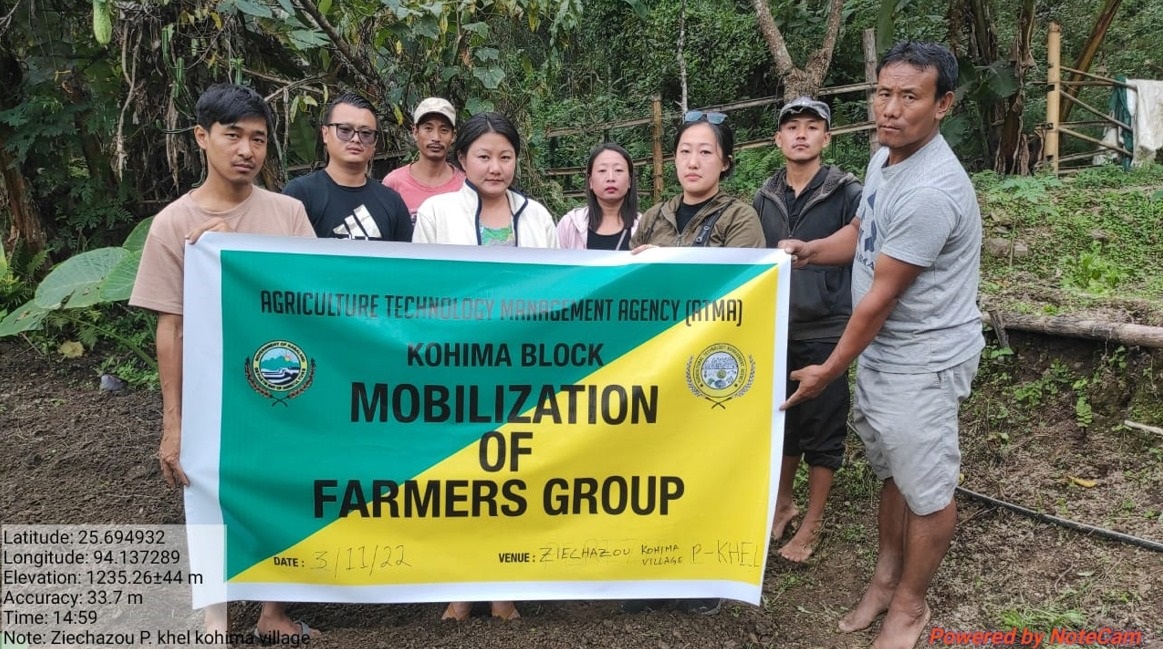 ATMA CONDUCTS FIELD DEMONSTRATION CUM MOBILIZATION OF FARMERS IN KOHIMA