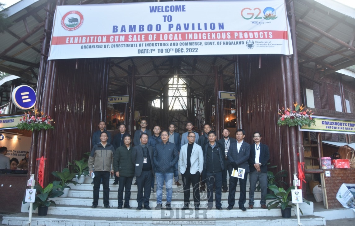 IMNATIBA JAMIR INAUGURATES BAMBOO PAVILION AT HORNBILL FESTIVAL
