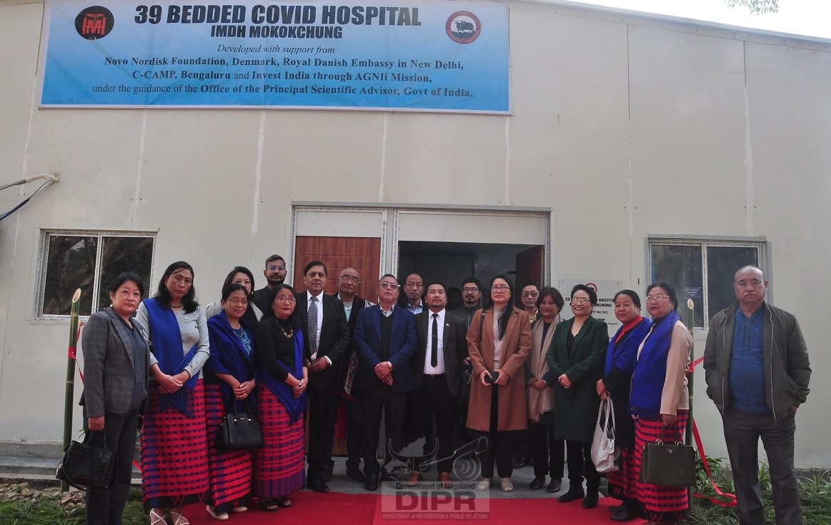 MINISTER PANGYU INAUGURATES COVID HOSPITAL IN MOKOKCHUNG