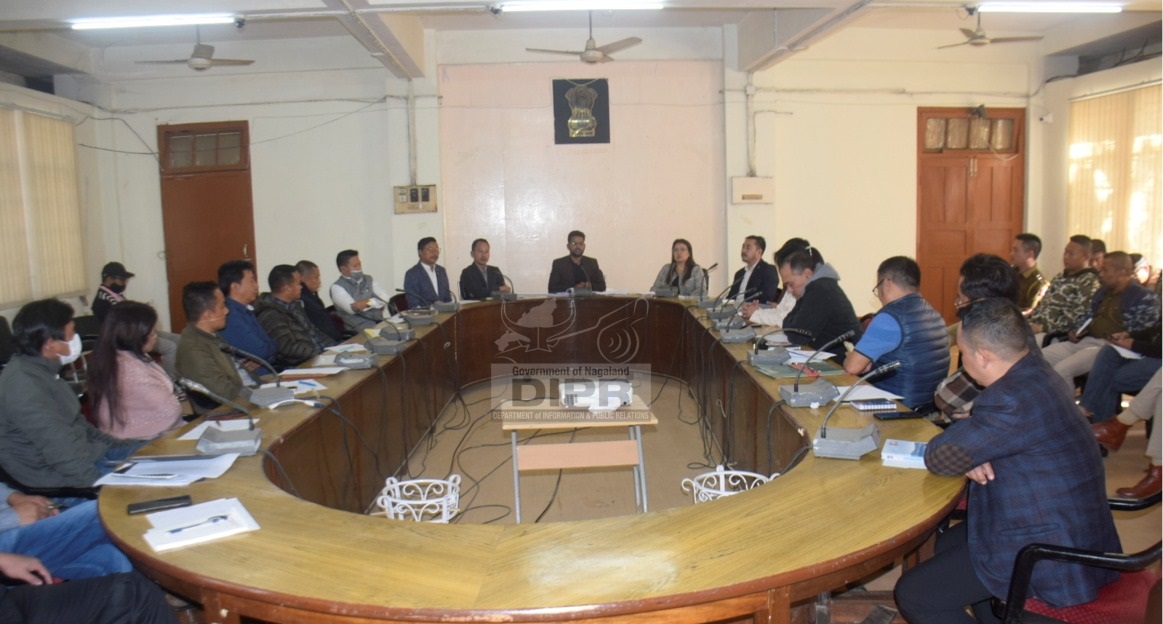 Joint coordination meeting with all the Sector Officers and Sector Commanders at Dimapur