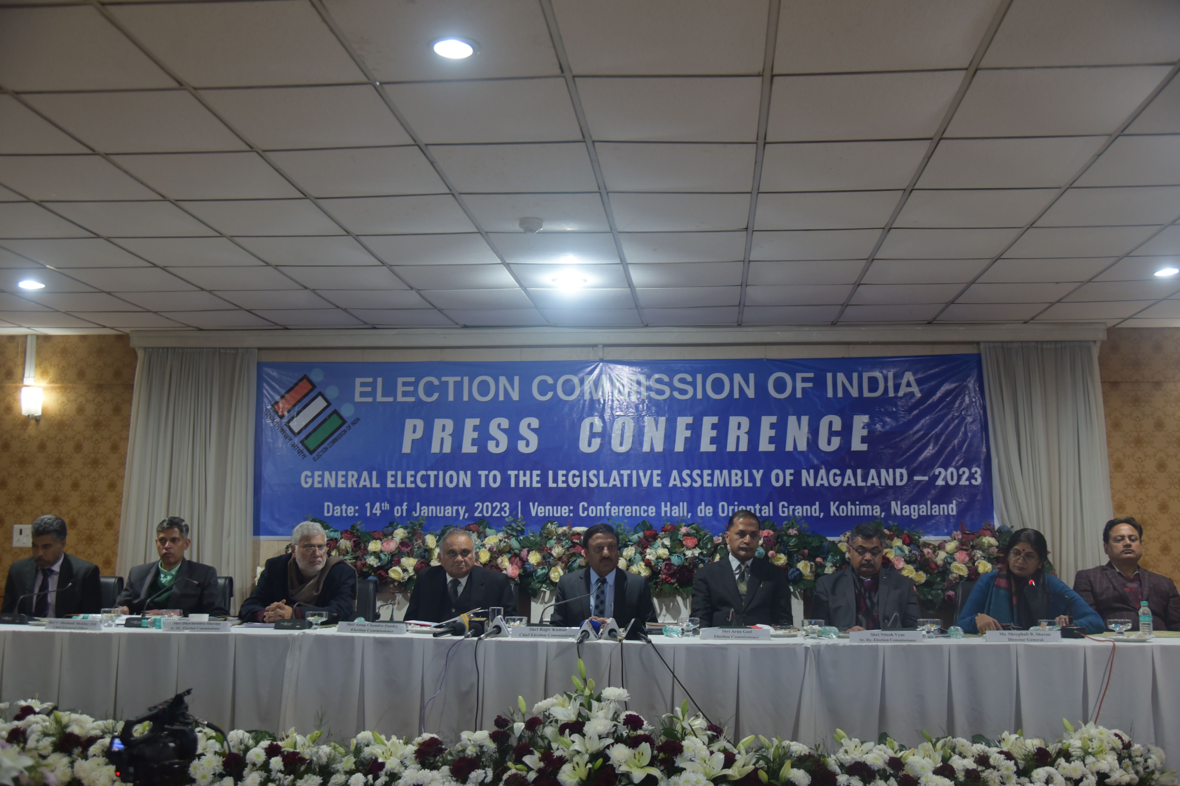 ECI HOLDS PRESS CONFERENCE