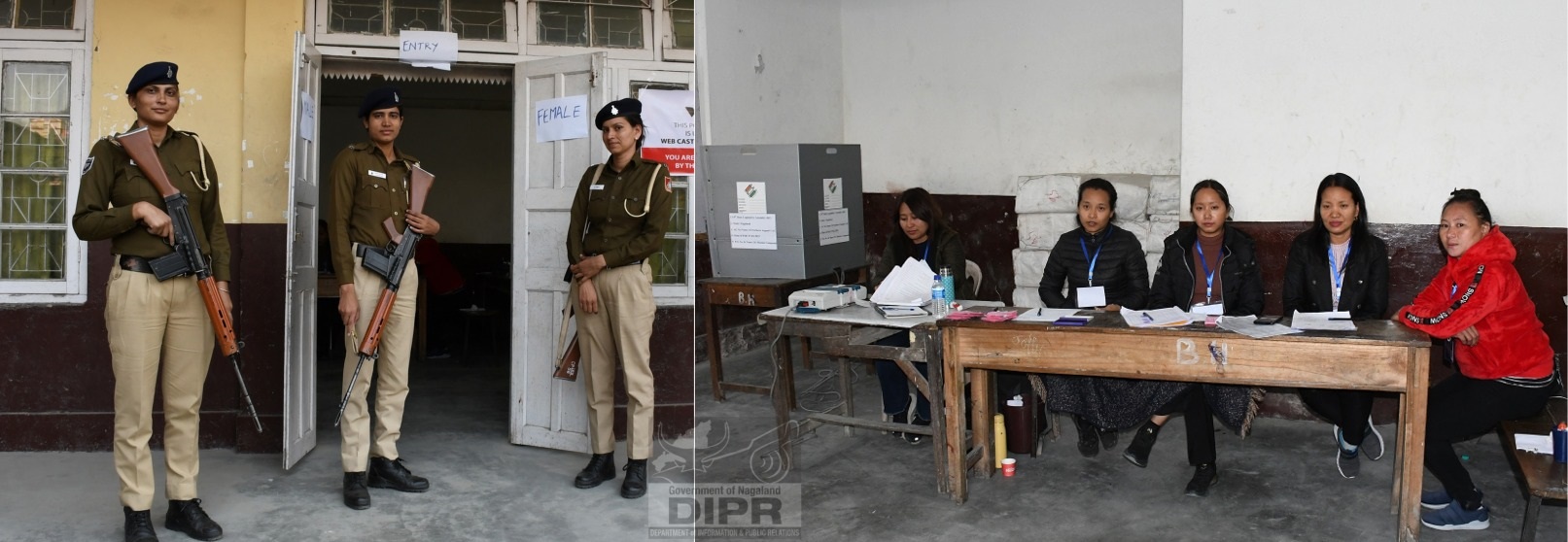 7 POLLING STATIONS MANNED BY ALL WOMEN PARTY UNDER 9 KOHIMA TOWN A/C