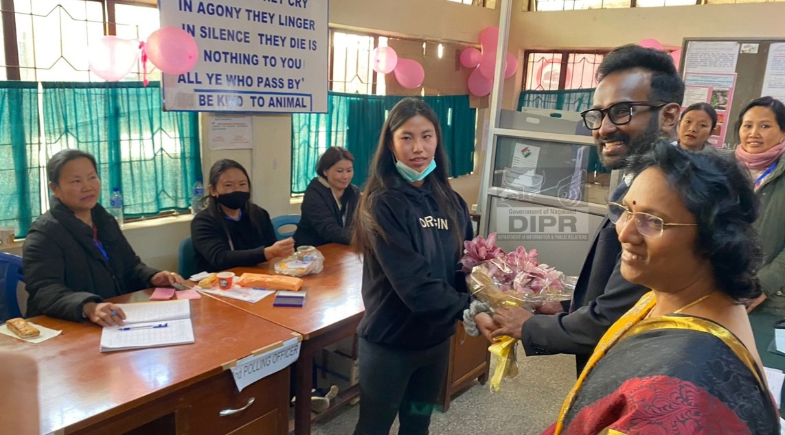 7 POLLING STATIONS MANNED BY ALL WOMEN PARTY UNDER 9 KOHIMA TOWN A/C