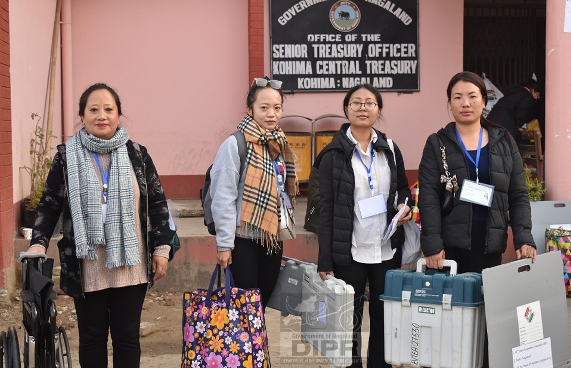KOHIMA DISTRICT ELECTION: POLL PARTIES DISPATCH TO 184 POLLING STATIONS