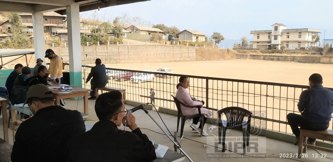 Polling parties with requisitioned vehicles dispatched to polling Stations at Kiphire