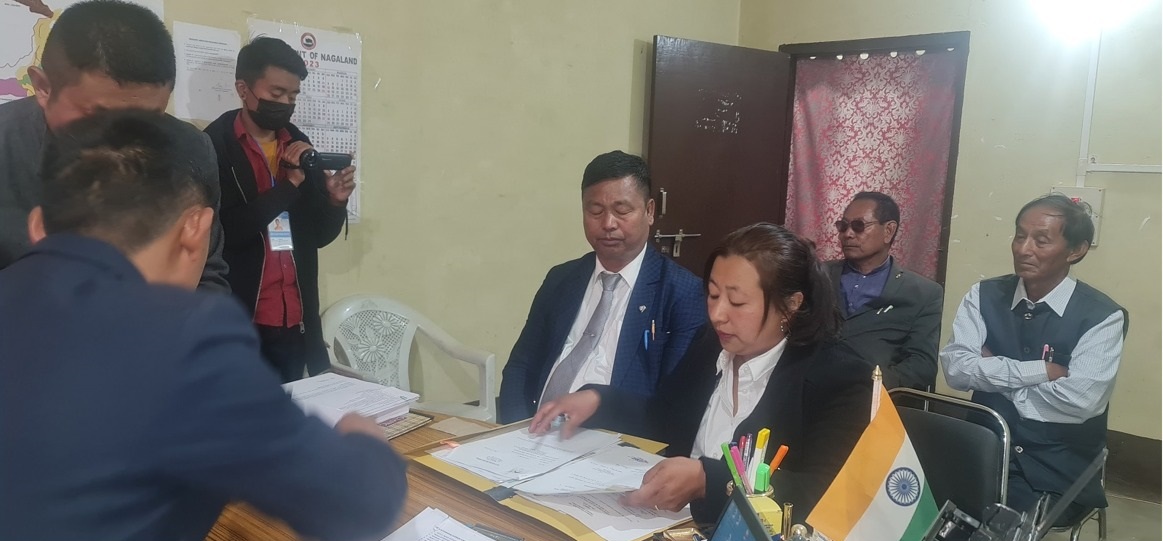 Tohanba files nomination papers