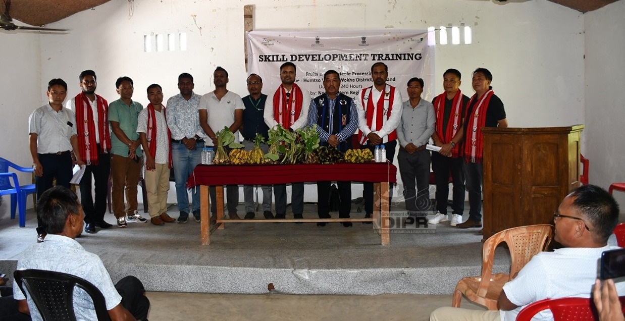 TRAINING ON FRUITS AND VEGETABLES PROCESSING HELD AT HUMTSO VILLAGE