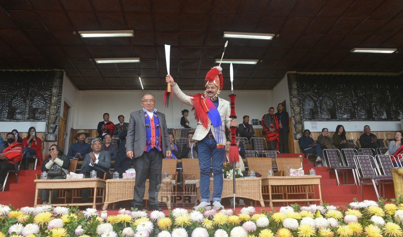 NAGA TRIBES PRESENT CULTURAL DIVERSITY ON THE 10TH DAY OF THE HORNBILL FESTIVAL