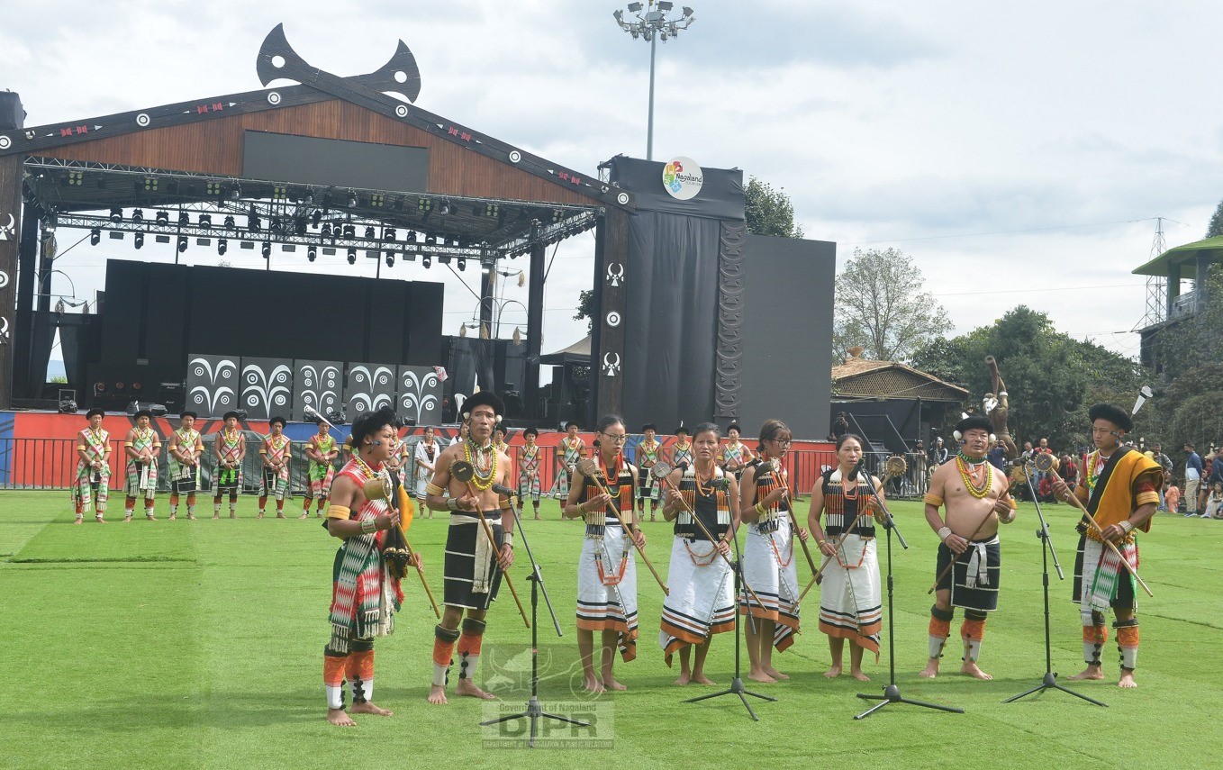 NAGA TRIBES SHOWCASE CULTURAL ETHNICITY ON THE 6TH DAY OF THE HORNBILL FESTIVAL   