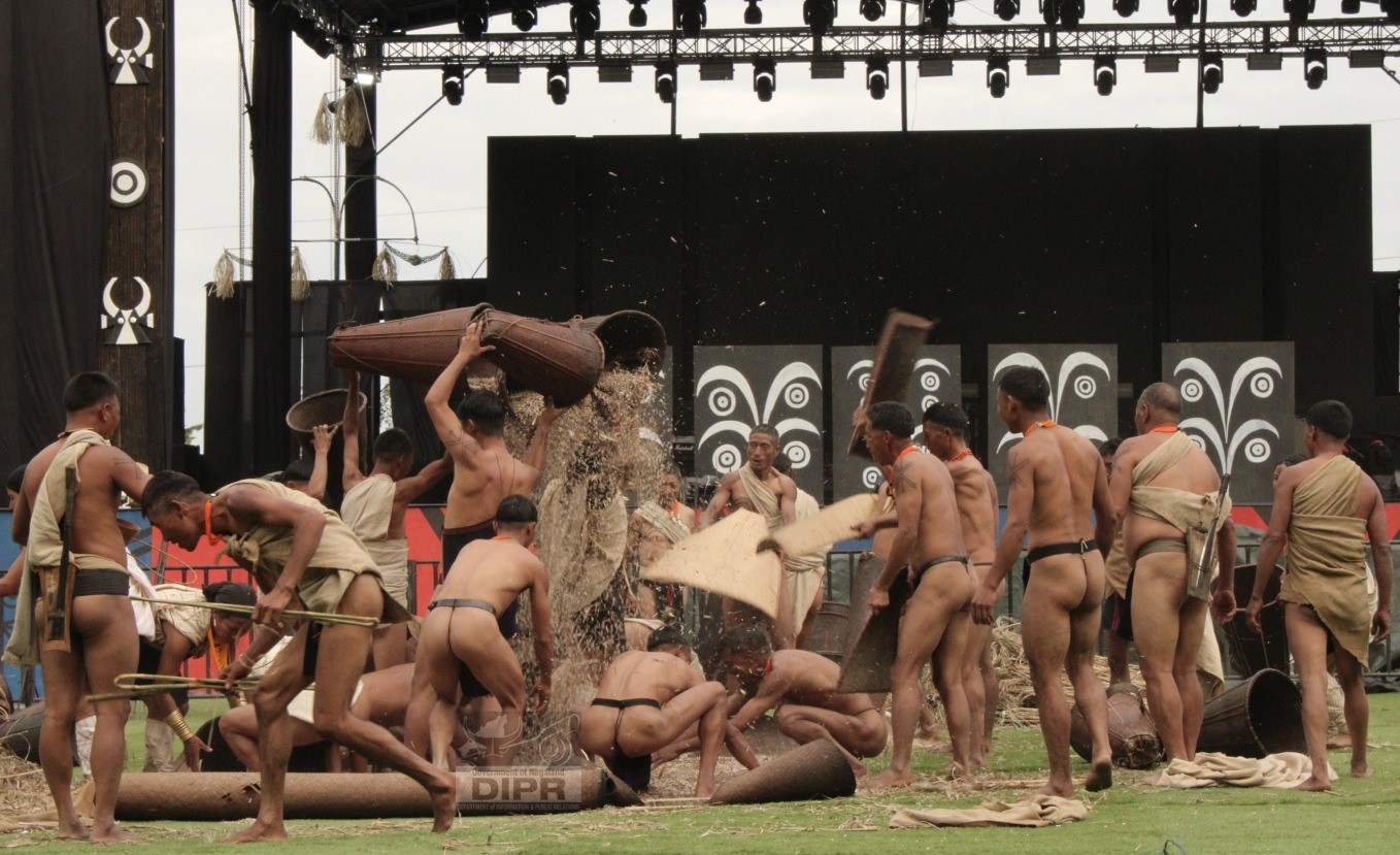 NAGA TRIBES PRESENT CULTURAL DIVERSITY ON THE 5TH DAY OF THE HORNBILL FESTIVAL