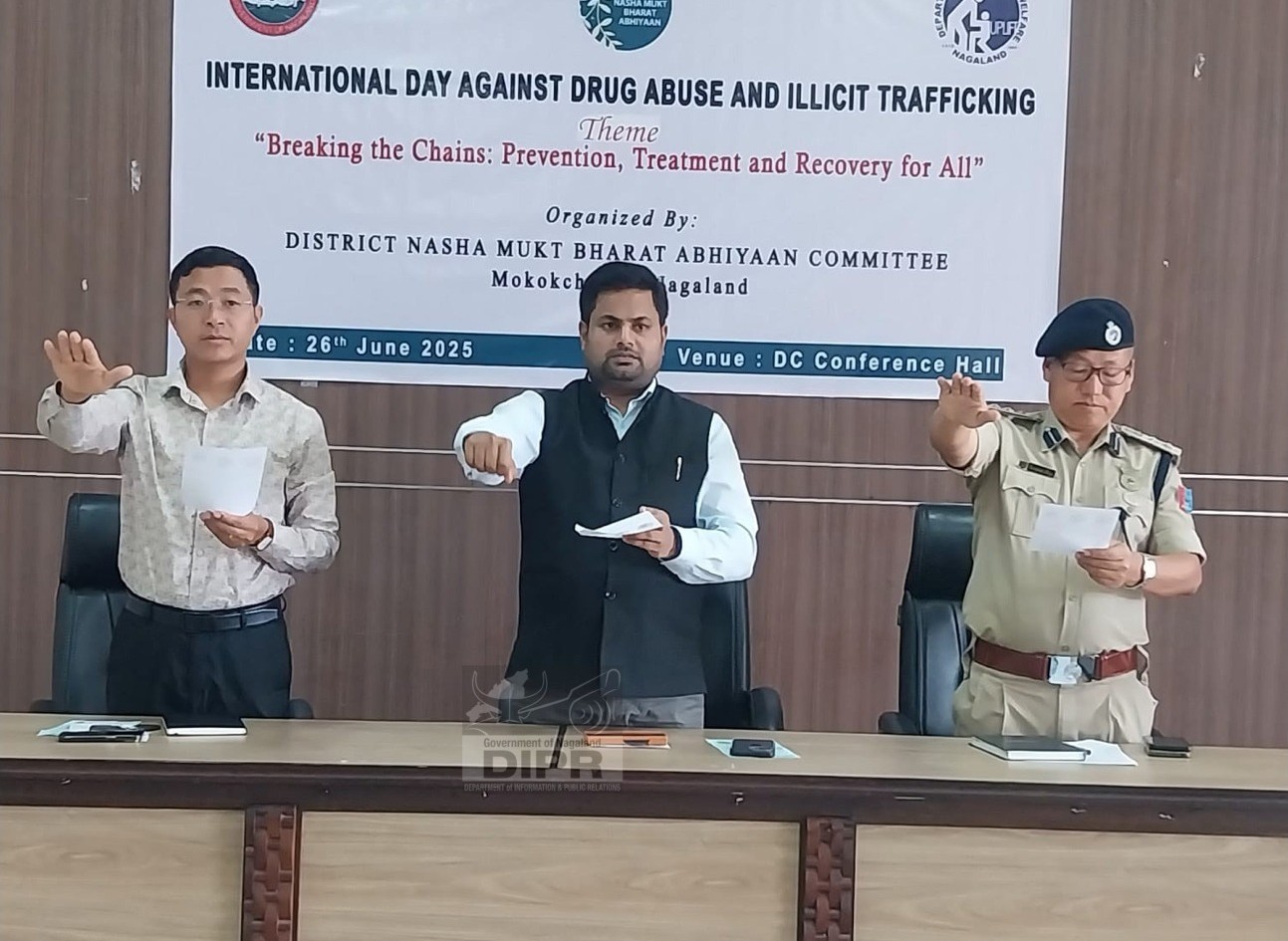 INTERNATIONAL DAY AGAINST DRUG ABUSE & ELLICIT TRAFFICKING HELD ACROSS THE STATE AT MOKOKCHUNG