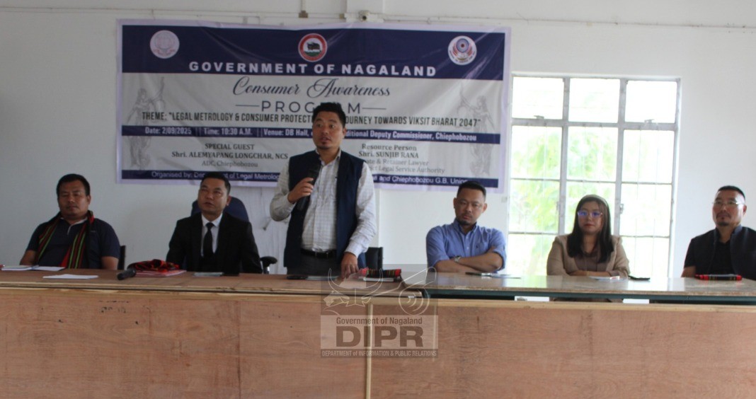 CONSUMER AWARENESS PROGRAM HELD AT CHIEPHOBOZOU