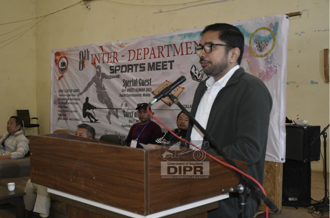 8th INTER-DEPARTMENTAL SPORTS MEET KICKS OFF IN WOKHA WITH ENTHUSIASTIC PARTICIPATION