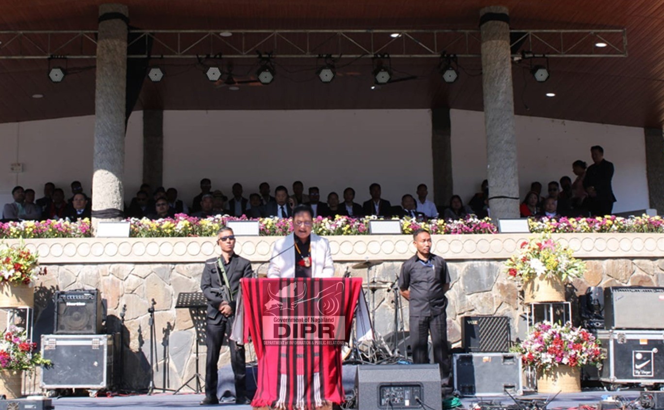 GABRIEL DENWANG WANGSU GRACES THE LAST DAY OF INTERNATIONAL HORNBILL FESTIVAL MON EDITION 2025