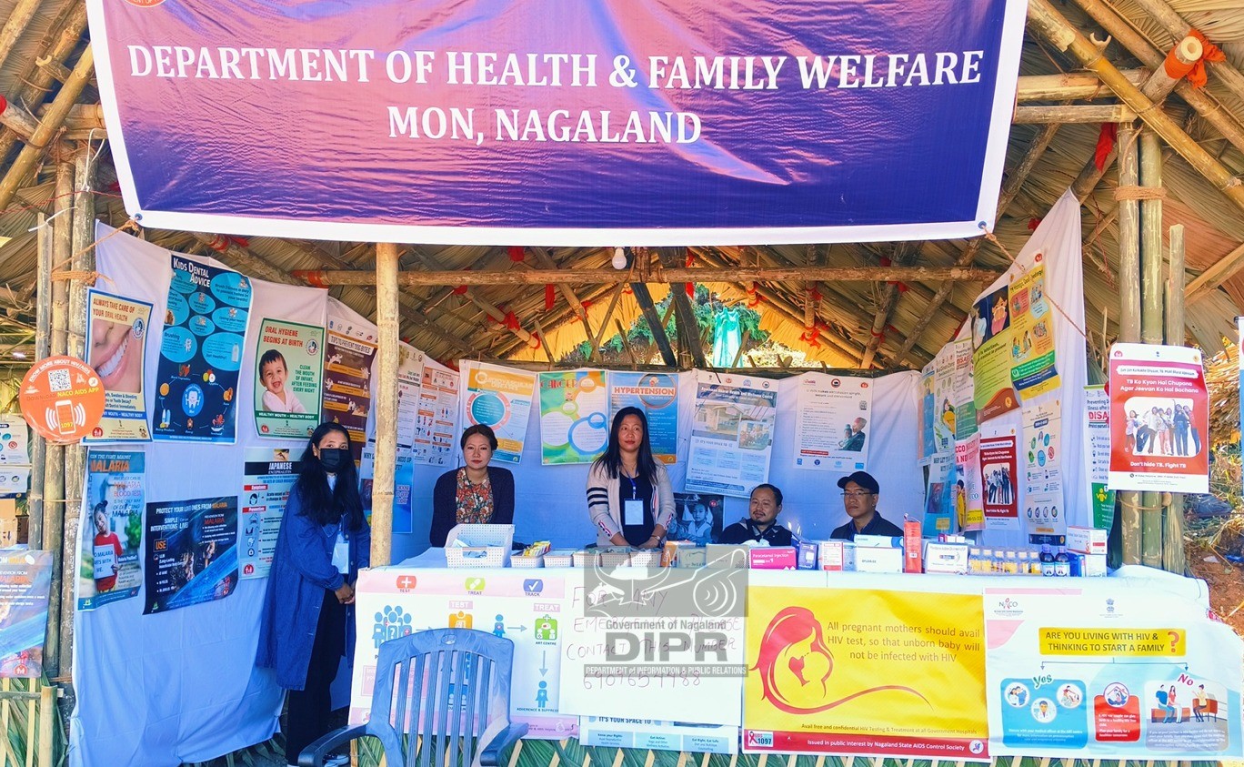 Health & Family Welfare Department Mon Provides Free Medical Services at International Hornbill Festival Mon Edition 2025