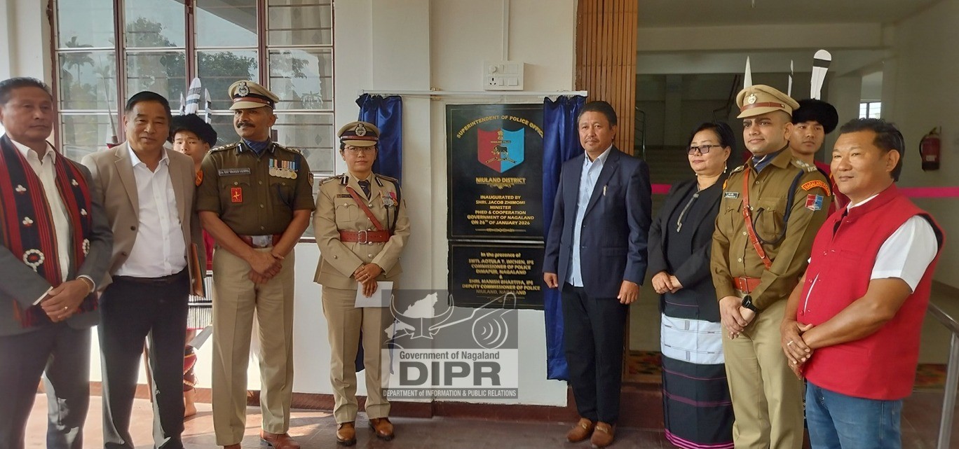 MINISTER JACOB ZHIMOMI JACOB INAUGURATES DCP OFFICE AT NIULAND