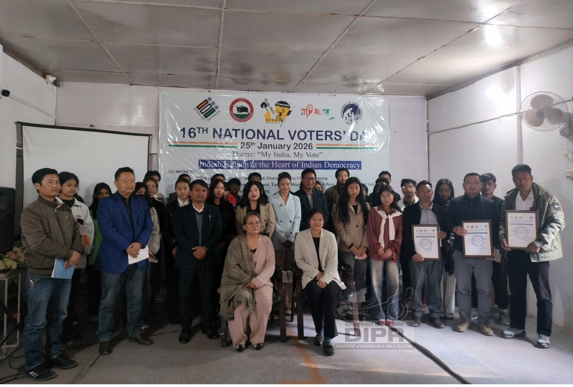 16th NATIONAL VOTERS’ DAY CELEBRATED AT TUENSANG
