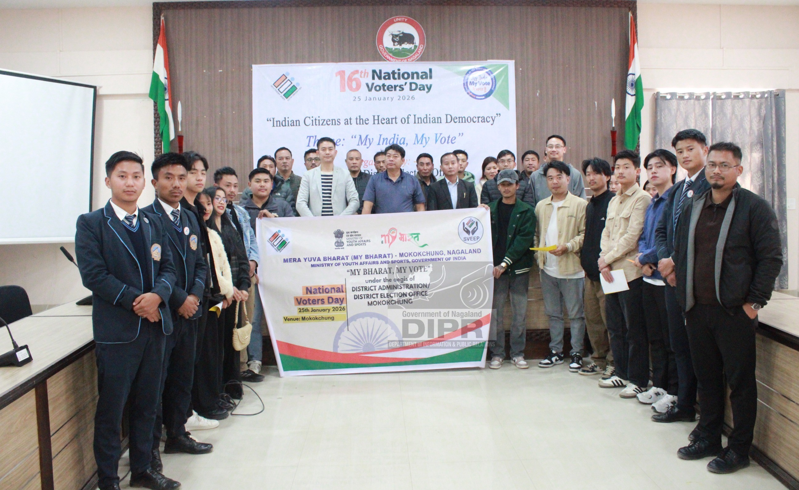 16th NATIONAL VOTERS’ DAY CELEBRATED AT MOKOKCHUNG