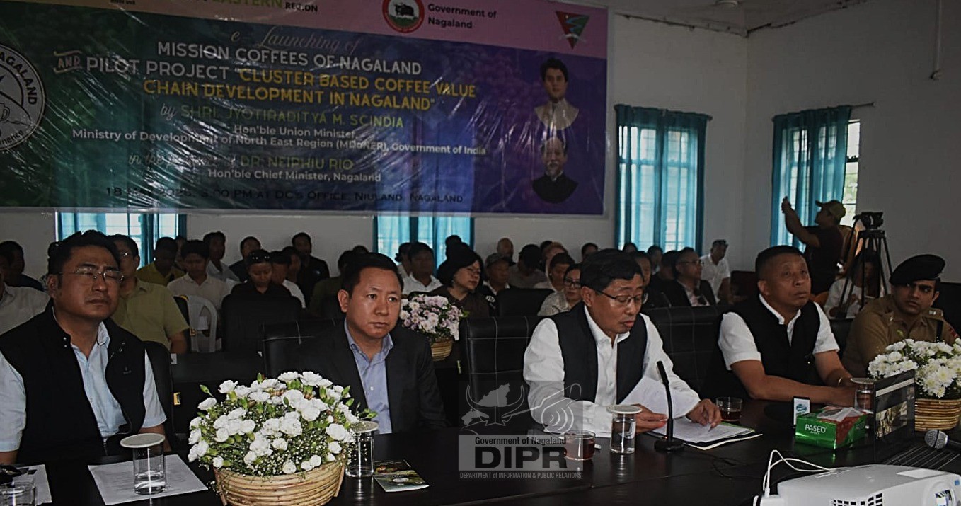 UNION MINISTER SCINDIA LAUNCHES “COFFEES OF NAGALAND” MISSION