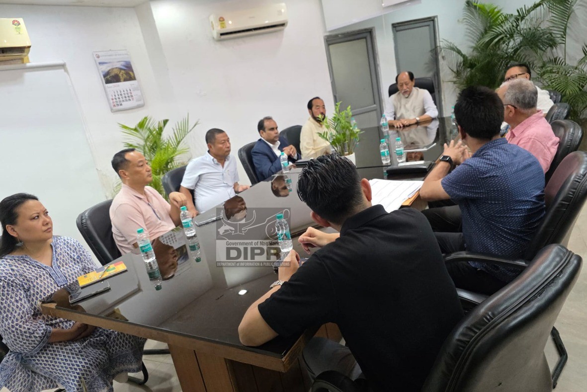 CM DR. NEIPHIU RIO VISITS FIRE OUTBREAK SITE AT NAGALAND HOUSE NEW DELHI