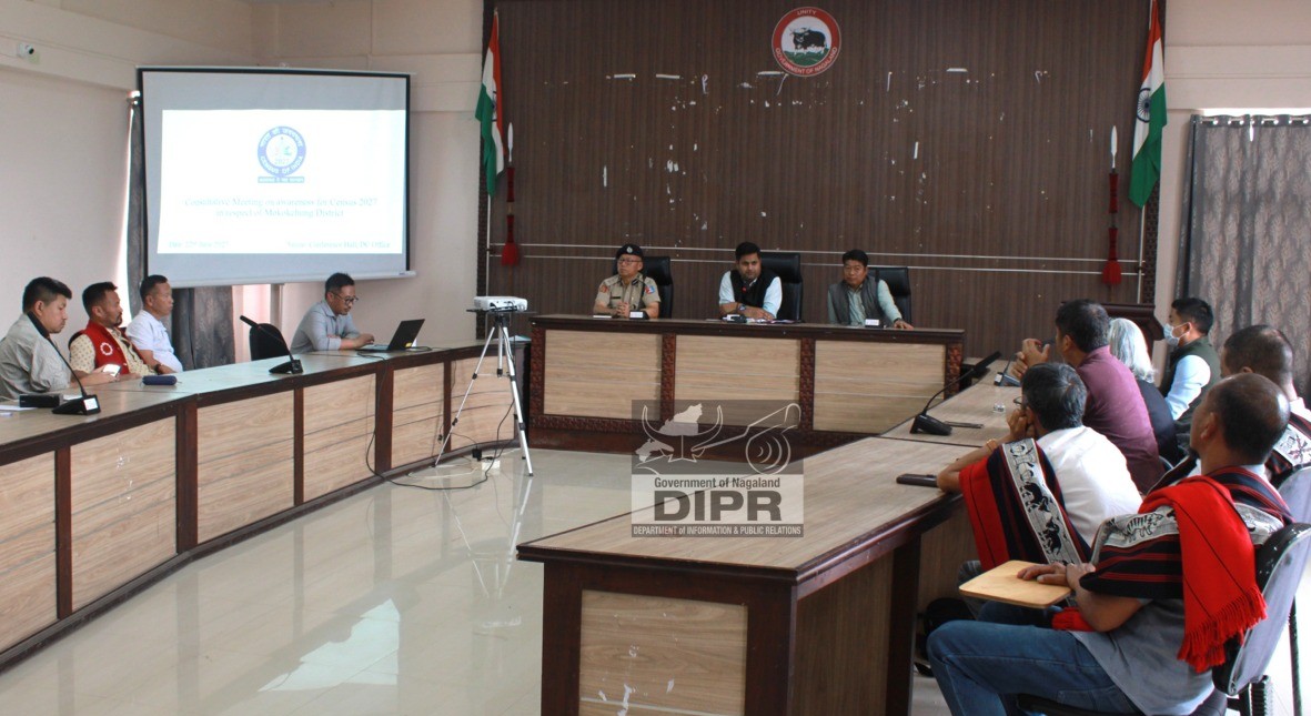 CONSULTATIVE MEETING HELD ON DIGITAL CENSUS AND SELF-ENUMERATION IN MOKOKCHUNG