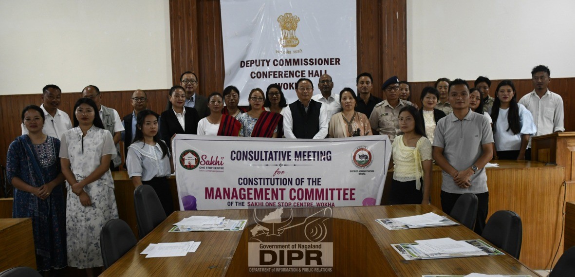 DISTRICT LEVEL COMMITTEE OF MISSION SHAKTI AND CONSULTATIVE MEETING ON CONSTITUTION OF MANAGEMENT COMMITTEE FOR SAKHI ONE STOP CENTRE HELD IN WOKHA