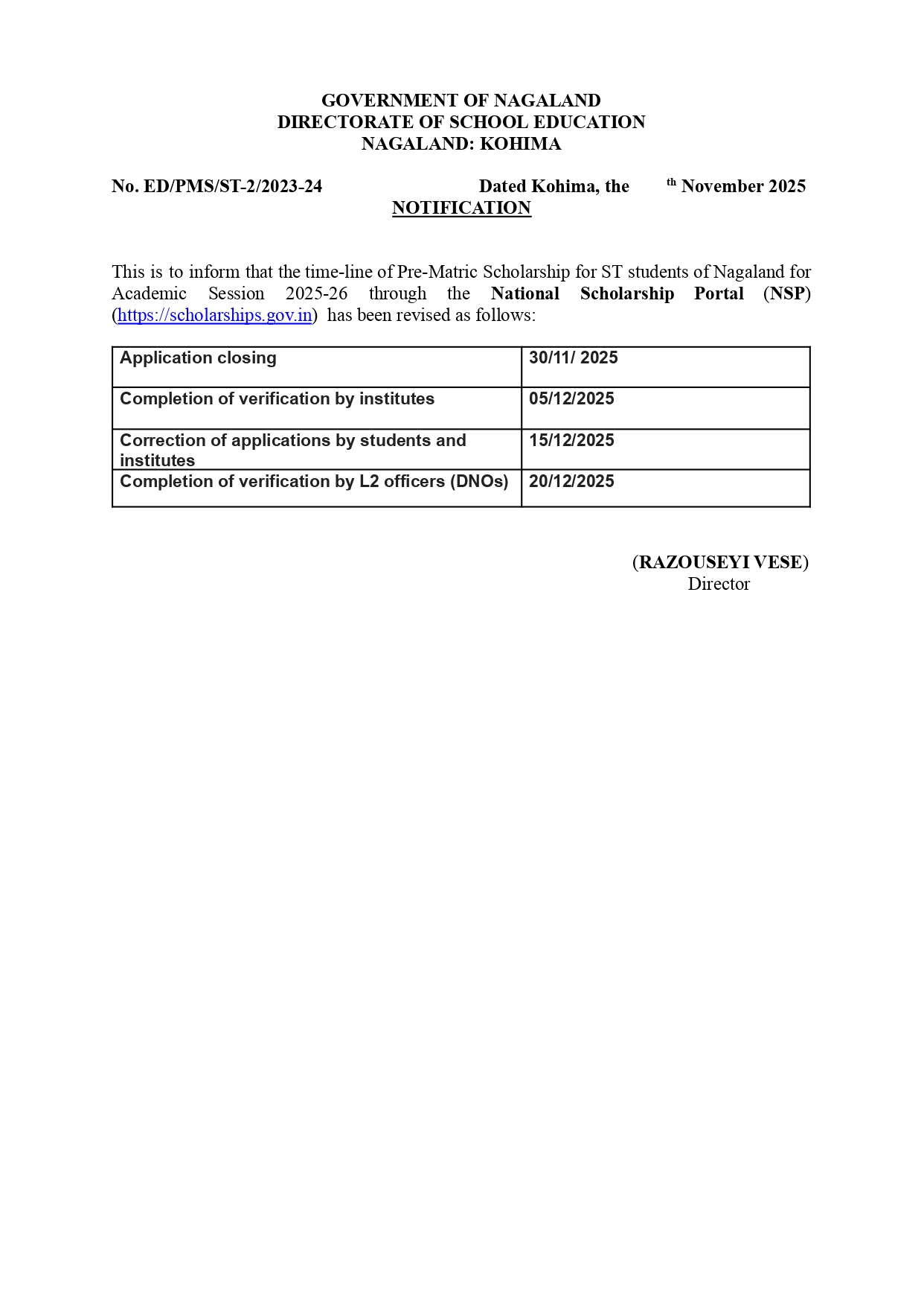 Notification-Scholarship-School-Education