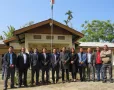 ADC Bhandari, Tiameren Chang and subdivisional officials during the farewell programme held in his honour on being transferred, on 7th February 2022.