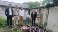 SEIZED LIQUOR DESTROYED IN KIPHIRE