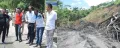 DC Wokha visits landslide area