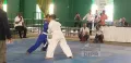 Athletes in action during para judo