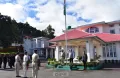Chief Secretary taking Rashtriya Salute