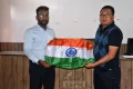 DC KOHIMA DISTRIBUTES NATIONAL FLAG FOR 'HAR GHAR TIRANGA'