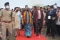 Union Finance Minister arrives at Mon