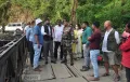 DC MOKOKCHUNG INSPECTS DIKHU BRIDGE